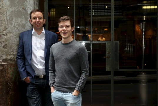 'FOUND' app co-founders Andrew Joyce and Peter Marchiori